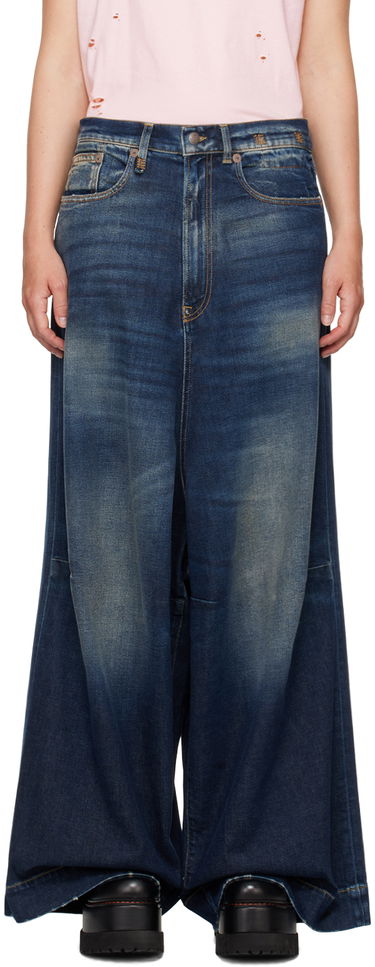 Дънки R13 R13 Jesse Wide Leg Jeans Синьо | R13WD082 D144A, 0