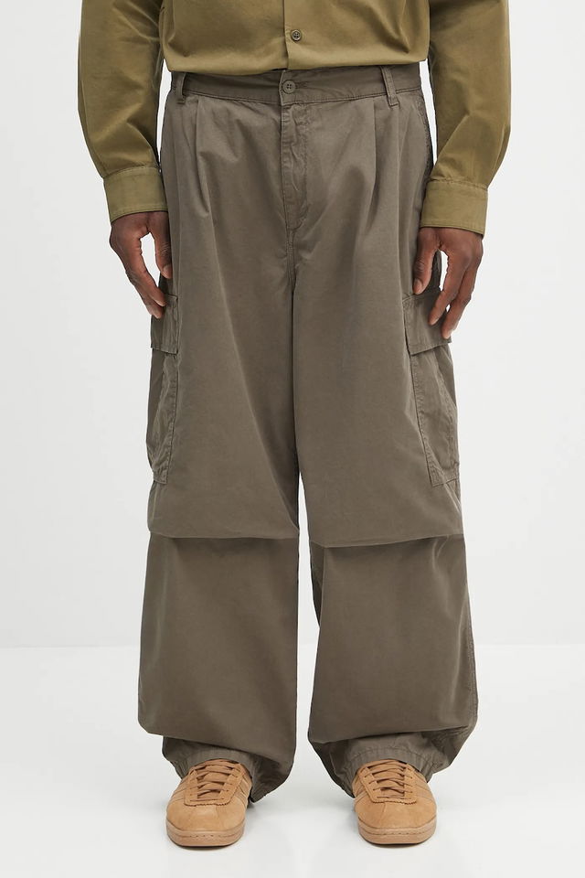 Carhartt WIP Cole Cargo Pleated Wide Leg Cuffed Pants
