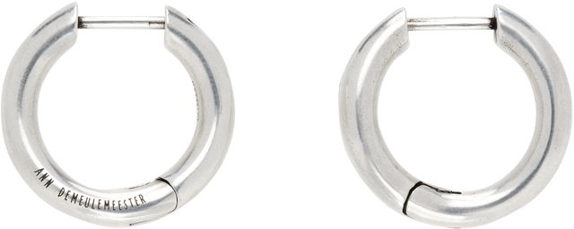 Ann Demeulemeester Alina Silver-Tone Hoop Earrings