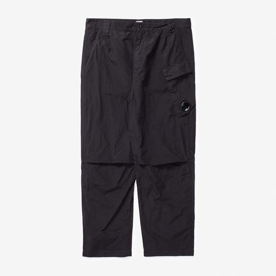 Панталони C.P. Company Flatt Nylon Regular Utility Pants Черно | 16CMPA069A-999