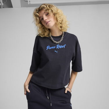 Тениска Puma PREMIUM ESS Oversized T-Shirt Черно | 629776_16, 0