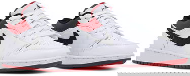 Кецове и обувки Jordan Air Jordan 1 Low "White Gym Red" GS Бяло | 553560-118, 1