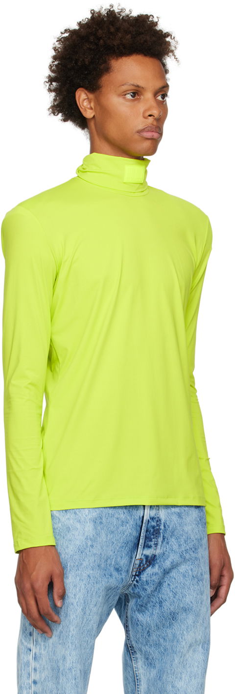 Пуловер VETEMENTS VTMNTS Turtleneck Long Sleeve Top Жълто | VL14TO300Y, 1