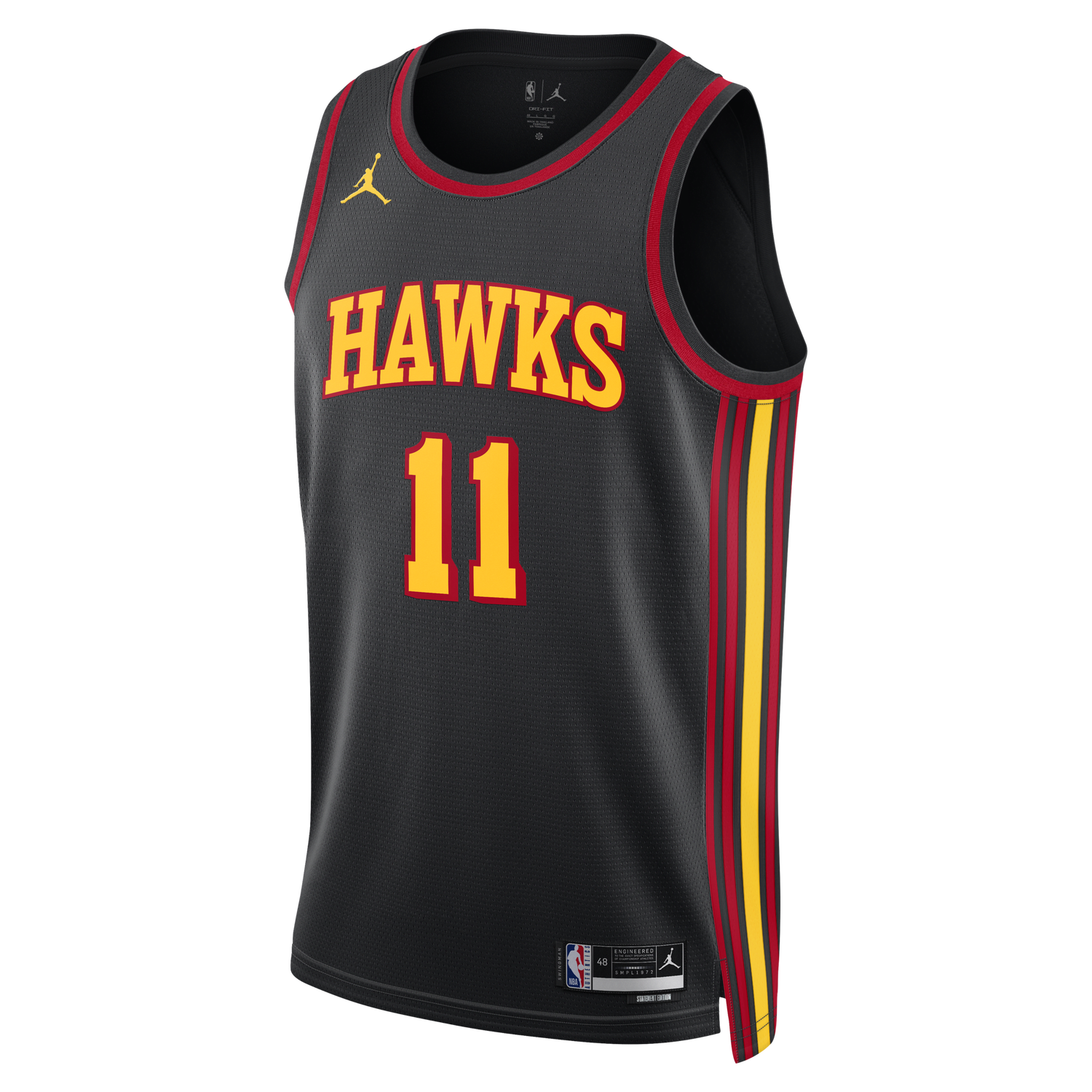 Фланелка Nike Jordan Dri-FIT NBA Swingman Atlanta Hawks Statement Edition Черно | DO9517-010, 0