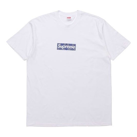 Тениска Supreme Bandana Graphic T-Shirt Бяло | SUP-FW19-10904, 0