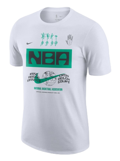 Тениска Nike Team 31 Courtside Max 90 Tee Бяло | DR6357-100