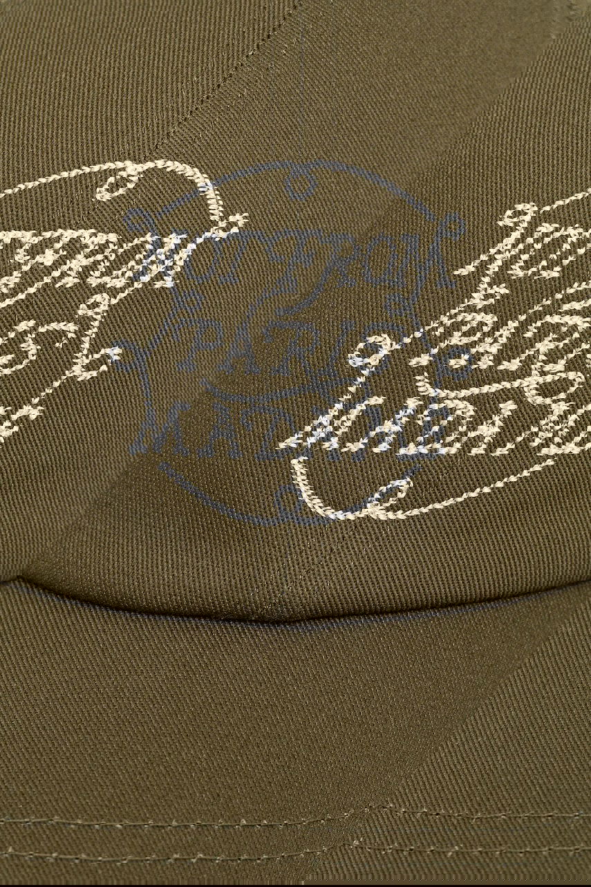 Шапка с козирка Drôle de Monsieur Drôle de Monsieur La Casquette Slogan Tresses Baseball Cap Зелено | H.CP178.CO138, 1