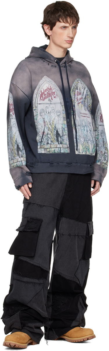 Суитчър Who Decides War Motley Stained Glass Distressed Hoodie Многоцветен | 1110490013FW25, 3