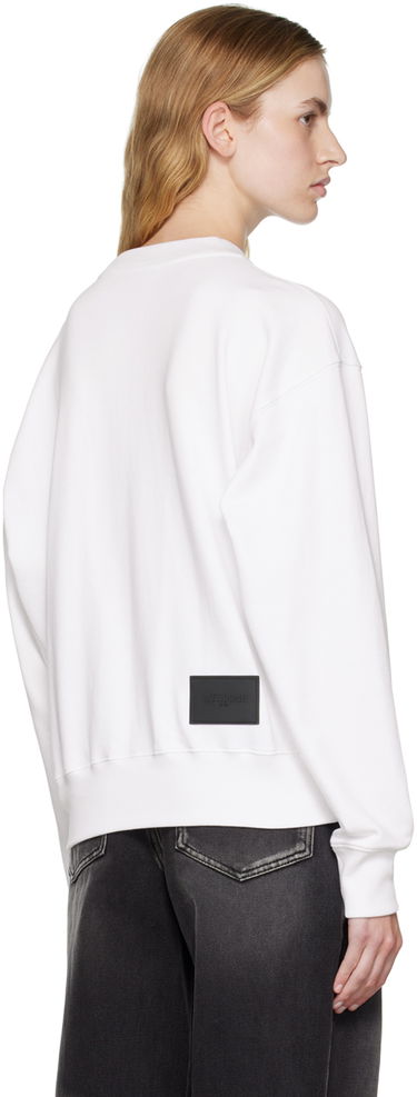 Пуловер We11done We11done Rainbow Symbol Sweatshirt Бяло | WD-TS3-22-829-U-WH, 2