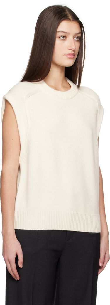 Пуловер Loulou de Saison Loulou de Saison Mari Sleeveless Knit Top Черно | MARI, 4