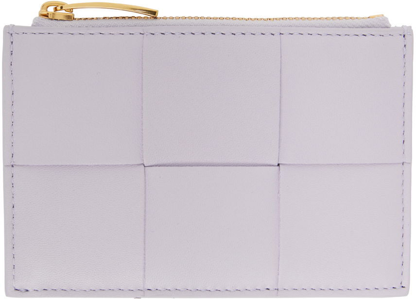 Портфейл Bottega Veneta Cassette Leather Card Holder Сиво | 765460 VCQC4, 0