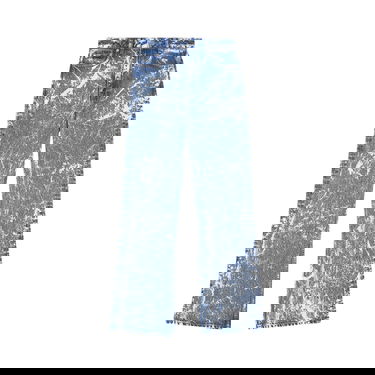 Дънки GANNI Bleach Denim Jeans Синьо | F6556 005 BLEA, 1