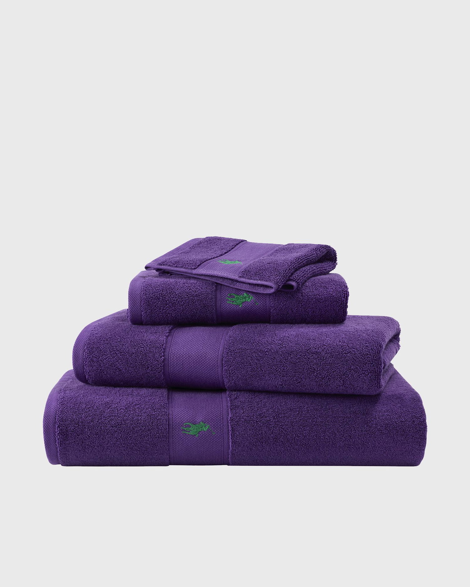 Домашен декор Polo by Ralph Lauren Bath Towel Лилаво | 1042888, 1