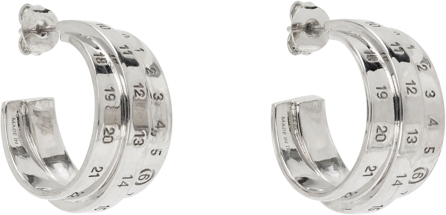Обеци Maison Margiela MM6 Maison Margiela Numeric Cuff Earrings Металик | SM6VG0097 P6627, 1