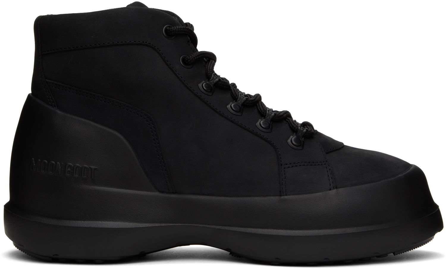 Кецове и обувки Moon Boot Luna Trek Mid Nubuck Boots Черно | 80D2480070, 0