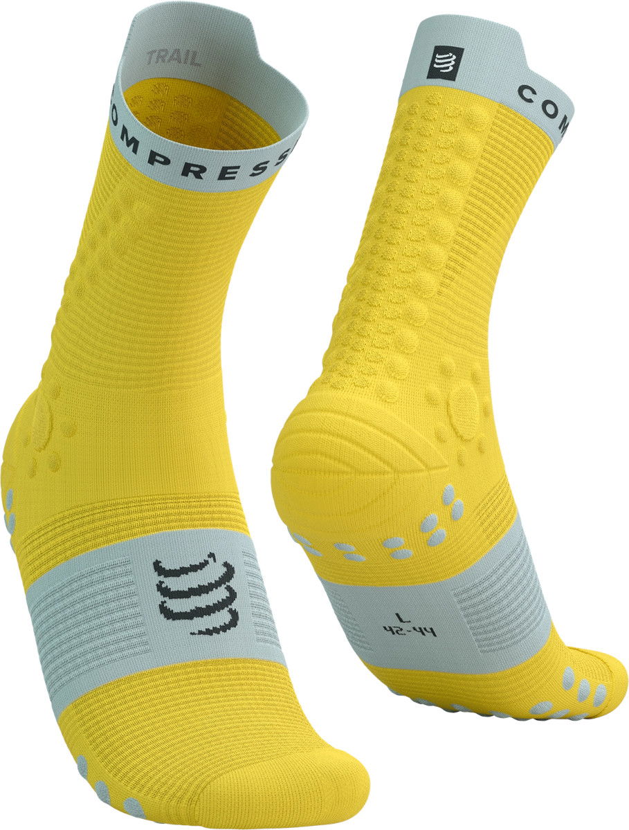 Чорапи Compressport Compressport Pro Racing Socks v4.0 Trail Жълто | xu00048b703, 0