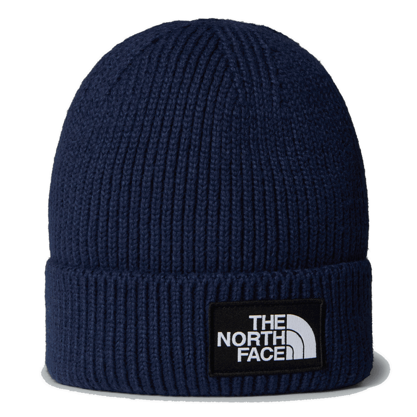 Шапка The North Face TNF Logo Box Cuffed Beanie Тъмно синьо | NF0A8CHE8K21