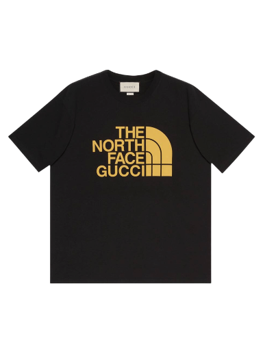 Тениска Gucci The North Face x Oversize T-Shirt Черно | 616036 XJDCL 1131