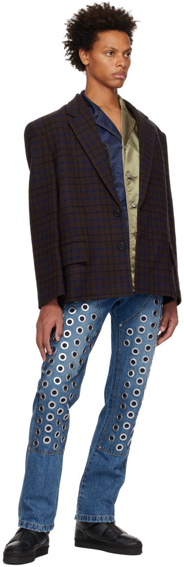 Яке We11done Check Blazer Кафяво | WD-JK3-22-102-M-BR, 3