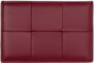 Портфейл Bottega Veneta Cassette Card Holder Червено | 742693 VCQCA, 1