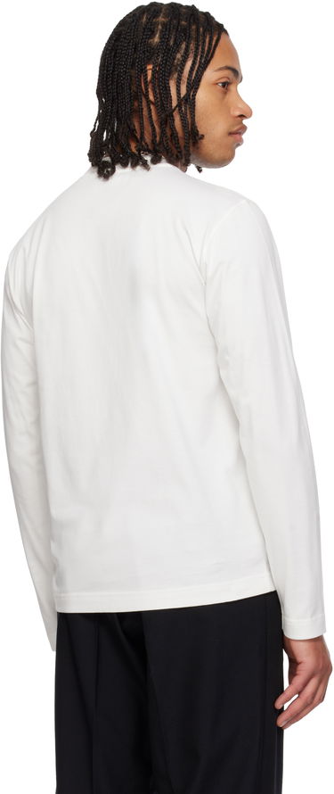 Тениска Burberry EKD Long Sleeve T-shirt Бяло | 8121955, 2