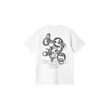 Тениска Carhartt WIP Short Sleeve Charms T-Shirt Бяло | I034410_9, 4