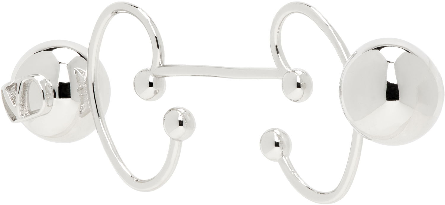 Пръстен Valentino Valentino Logo Piercing Ring Металик | 6Y0J0T29MET172, 1