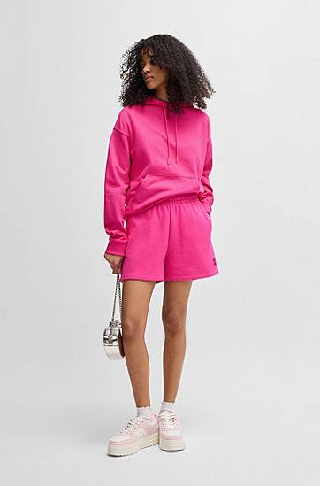 Къси панталони BOSS Terry Shorts with Embroidered Logo Розово | 50536943, 1