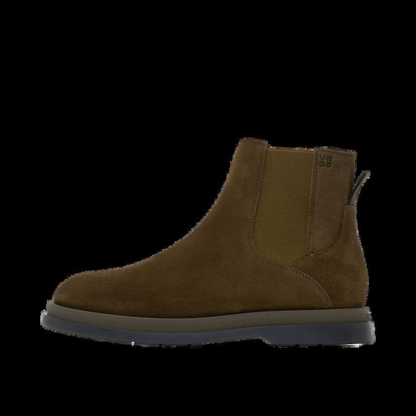 Кецове и обувки BOSS Suede Chelsea Boots Зелено | 50522967