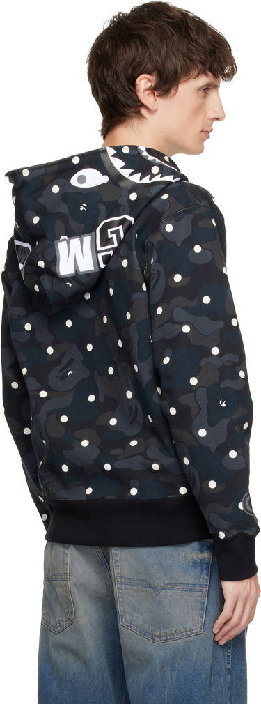 Суитчър BAPE ABC Dot Shark Full Zip Hoodie Многоцветен | 001ZPL801302M, 2