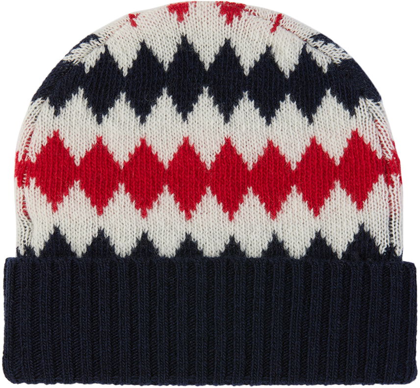 Шапка Moncler Argyle Beanie Червено | J29513B00008M1241, 1