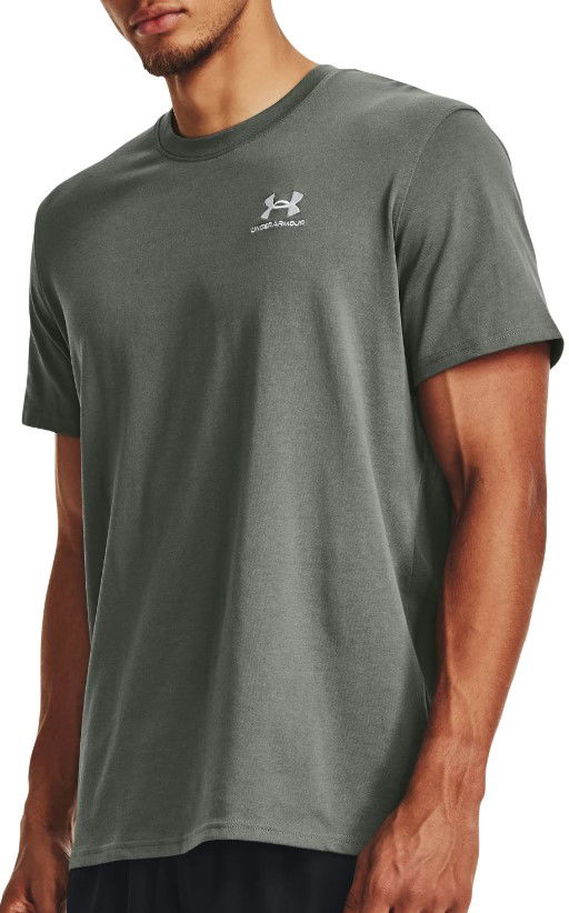 Тениска Under Armour UA Logo EMB Heavyweight Сиво | 1373997-182, 0