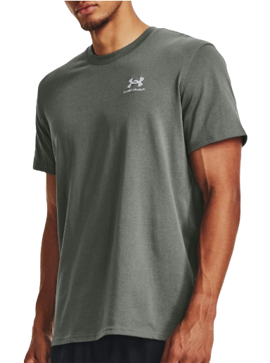 Тениска Under Armour UA Logo EMB Heavyweight Сиво | 1373997-182