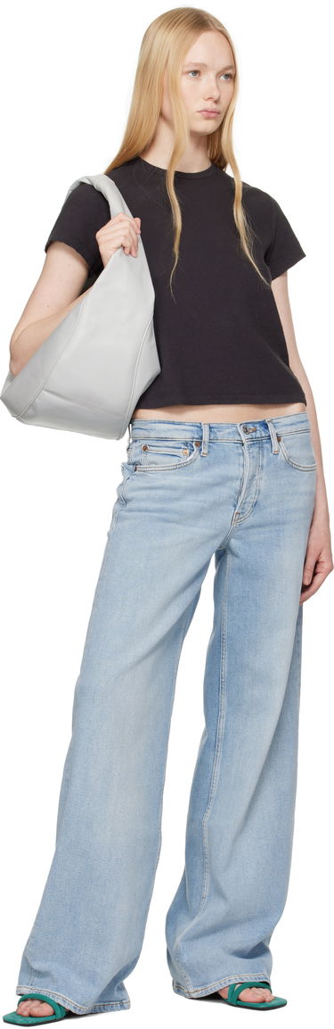 Дамска чанта BY FAR BY FAR Maxi Cush Shoulder Bag Сиво | MWBSB022CL034WH025PL, 3