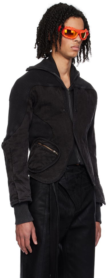 Яке Ottolinger Ottolinger Silhouette Denim Jacket Черно | 2100302, 4