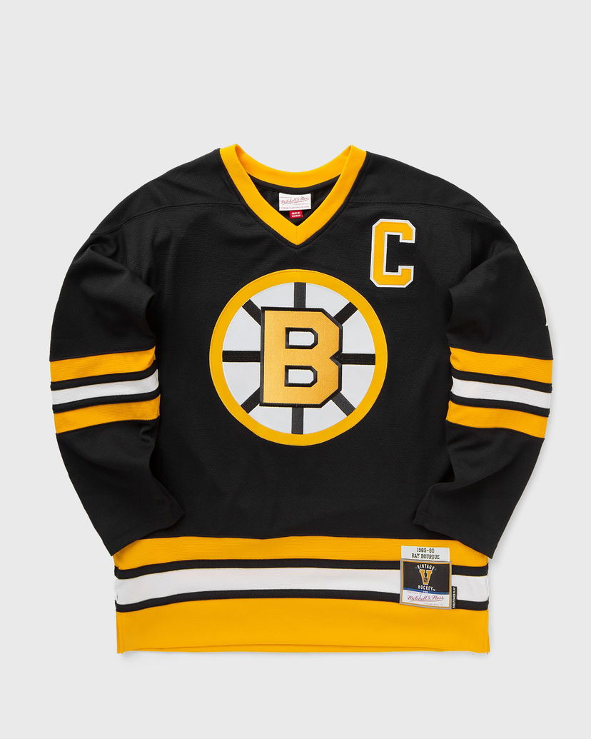 Фланелка Mitchell & Ness BOSTON BRUINS 1989 RAY BOURQUE #77 Jersey Черно | JY9000-BBNBLCK