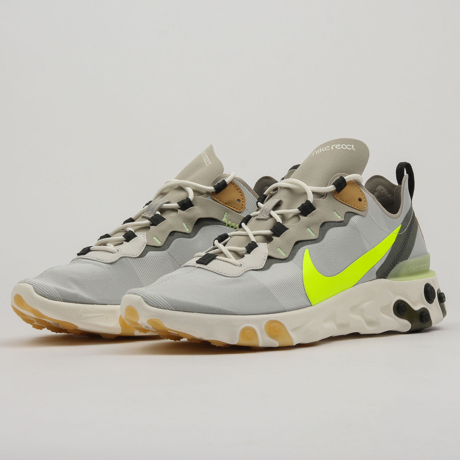 Кецове и обувки Nike React Element 55 Сиво | BQ6166-009, 0