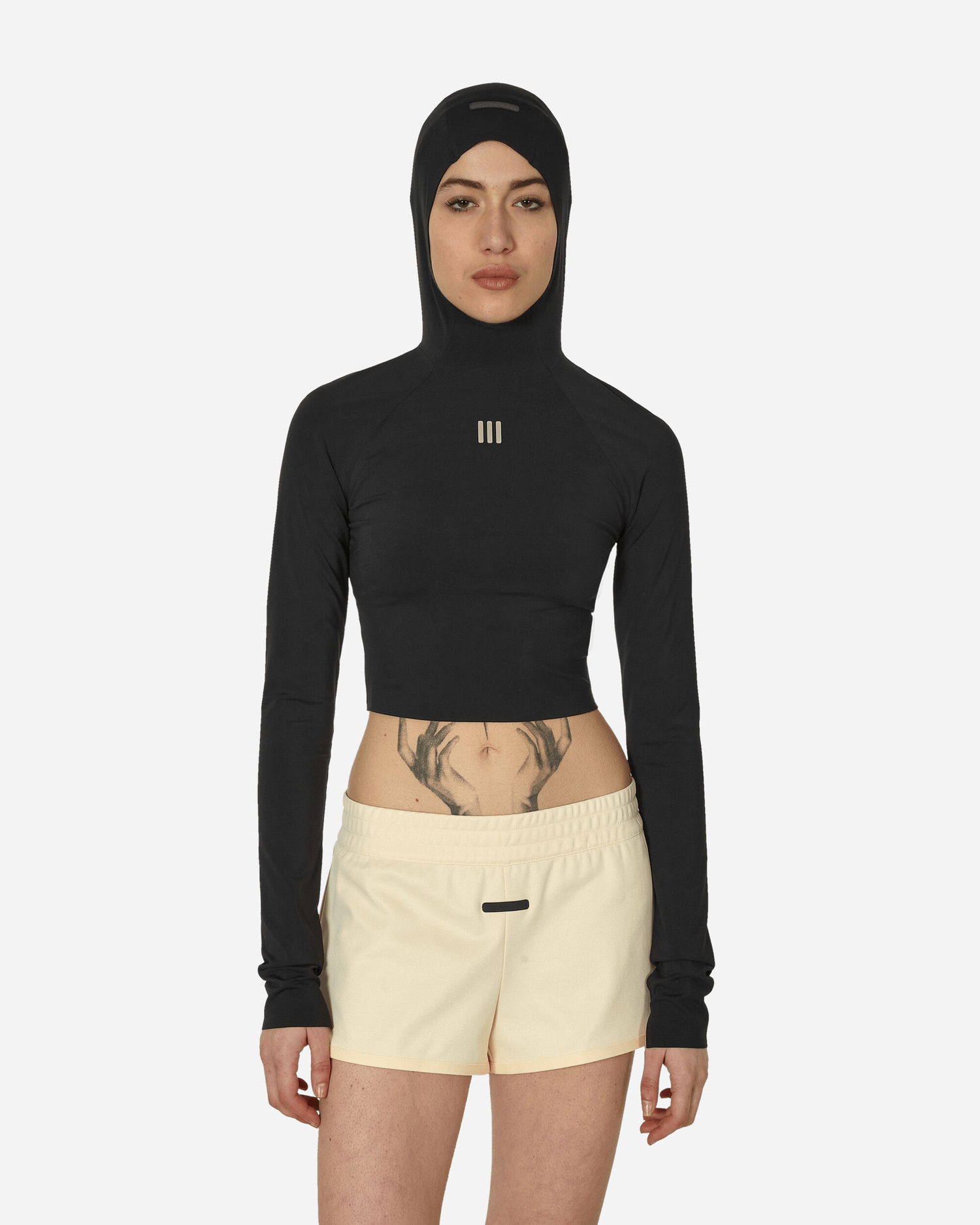 Суитчър adidas Originals Fear of God Athletics Crop Hoodie Black Черно | IN5899 001, 1