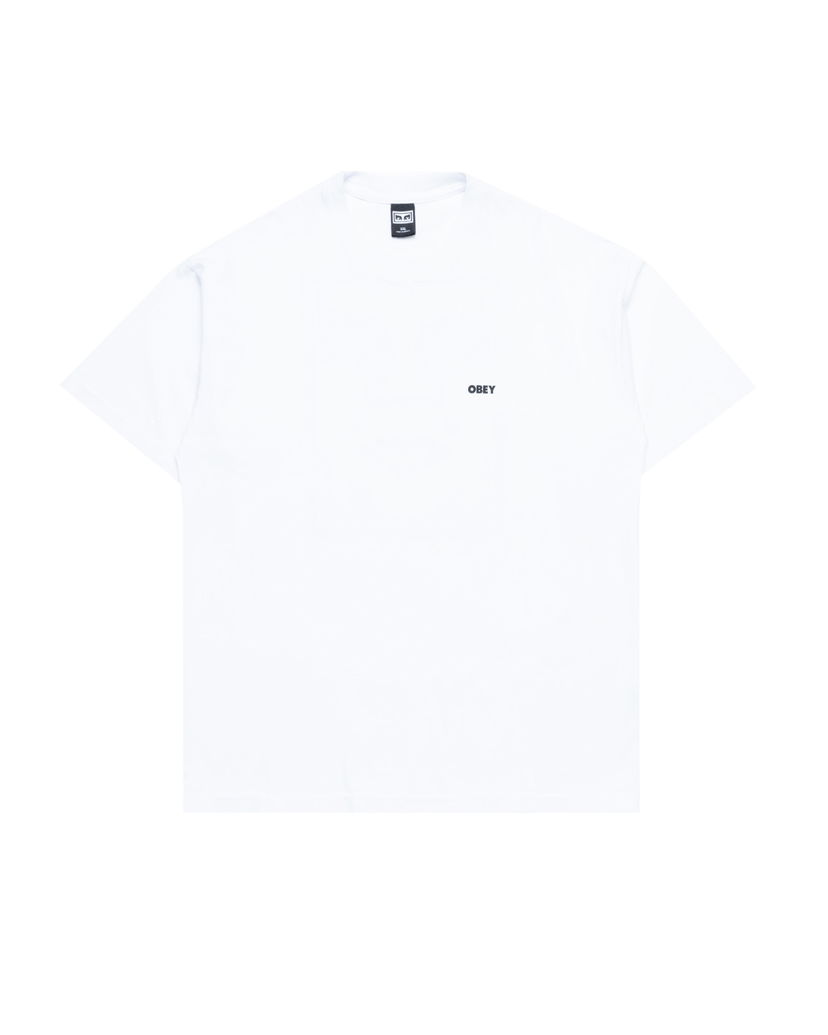 Тениска OBEY Bold Icon Heavyweight Tee Бяло | 166913439-WHT