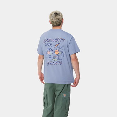 Тениска Carhartt WIP Short Sleeve T-Shirt Синьо | I033668_9, 2