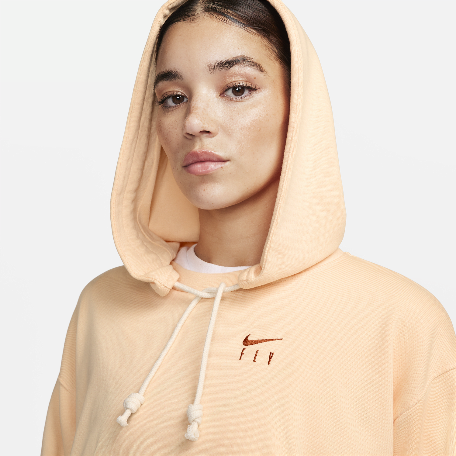 Суитчър Nike Dri-FIT Swoosh Fly Standard Issue Basketball Hoodie Оранжево
 | DA6483-801, 1