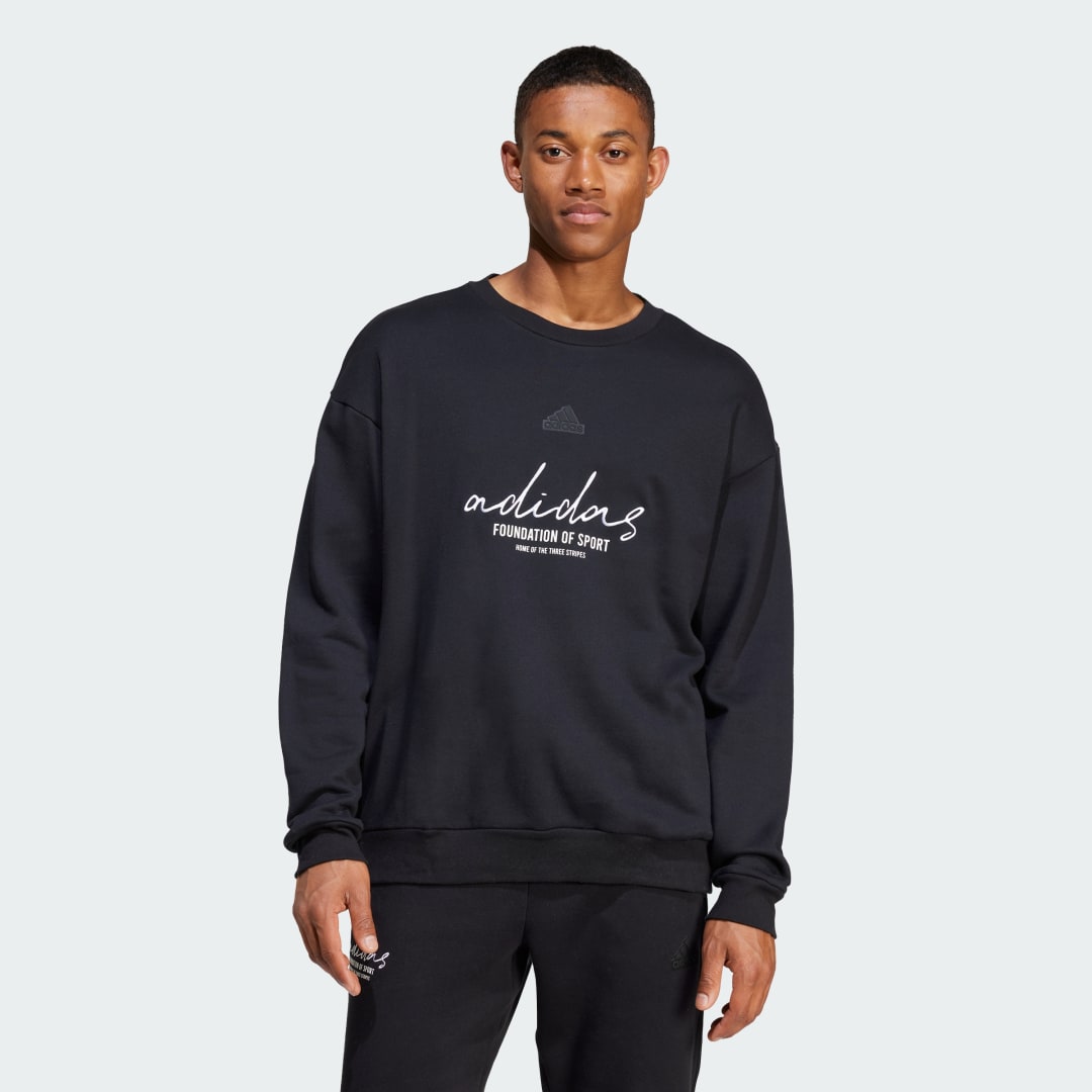 Пуловер adidas Performance Foundation of Sport Sweatshirt Черно | IW3542, 0