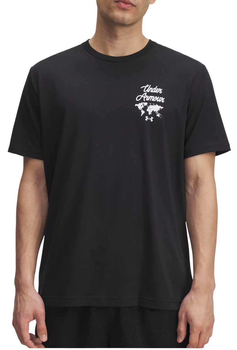 Тениска Under Armour T-Shirt World Map Sports Wordmark Черно | 6004143-001