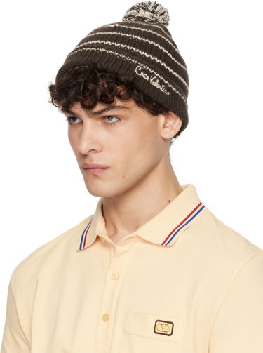 Шапка Valentino 'Chez ' Knitted Wool Beanie Черно | 6Y2HB02JSNW, 3