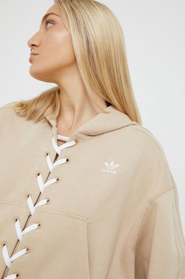 Суитчър adidas Originals Hoodie Бежово | HK5058, 0