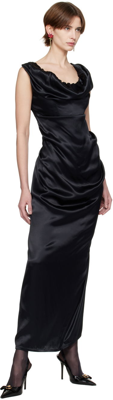 Pокля Vivienne Westwood Vivienne Westwood Ginnie Pencil Maxi Dress Черно | 1101034V-W0128-, 3