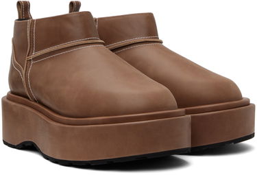 Аксесоари We11done We11done Pull-Loop Platform Boots Кафяво | WD-AO1-23-468-W-BR, 3