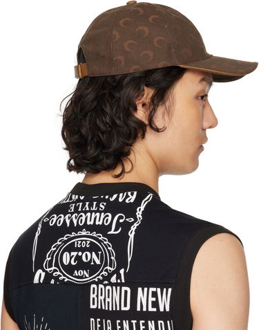Шапка с козирка Marine Serre Marine Serre Moon Jacquard Twill Baseball Cap Кафяво | UHG049A CWOV0063, 2