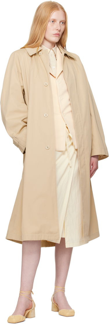 Палта LEMAIRE LEMAIRE Cotton Twill Overcoat Бежово | CO1104 LF1352, 3