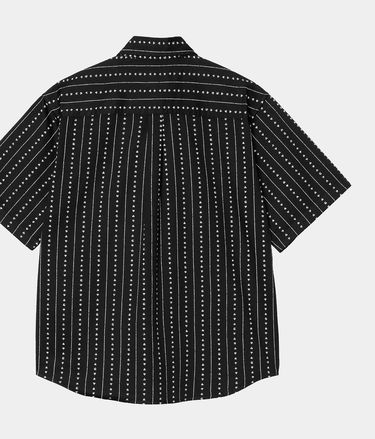 Риза Carhartt WIP Carhartt WIP S/S Drewe Shirt Heart C Pinstripe Черно | I034537_13, 1